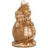 Clayre & Eef 6CE2354 Decorazione Pupazzo di Neve 9x7x13 cm
