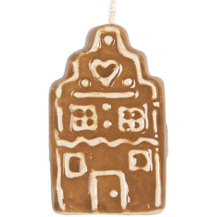Clayre & Eef 6CE2356 Decorazione Ciondolo Casa 4x4x6 cm