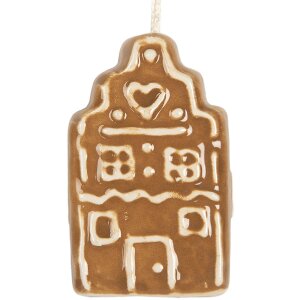 Clayre & Eef 6CE2356 Decorazione Ciondolo Casa 4x4x6 cm