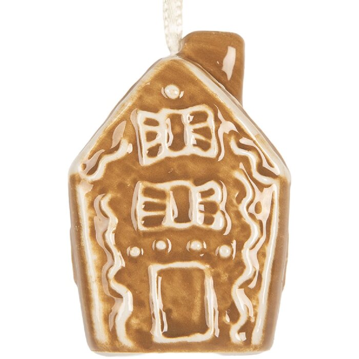 Clayre & Eef 6CE2357 Decorazione Ciondolo Casa 4x4x6 cm
