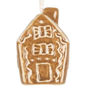 Clayre & Eef 6CE2357 Decorazione Ciondolo Casa 4x4x6 cm
