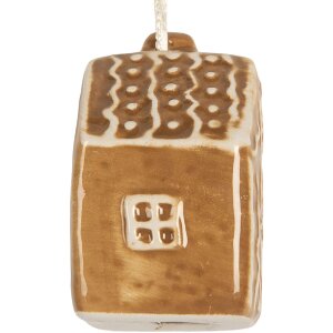 Clayre & Eef 6CE2357 Decorazione Ciondolo Casa 4x4x6 cm
