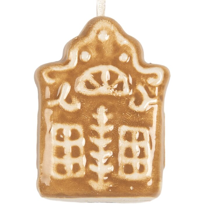 Clayre & Eef 6CE2358 Decorazione Ciondolo Casa 4x4x5 cm