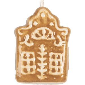 Clayre & Eef 6CE2358 Decorazione Ciondolo Casa 4x4x5 cm