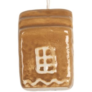 Clayre & Eef 6CE2358 Decorazione Ciondolo Casa 4x4x5 cm