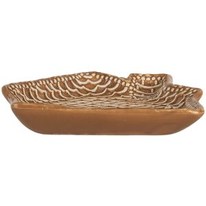 Piccolo Piatto Clayre & Eef 6CE2360 20x18x3 cm...