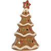 Portacandele Albero di Natale Clayre & Eef 6CE2362 11x8x17 cm