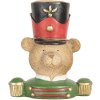 Portacandele Orso Clayre & Eef 6PR5753 9x6x10 cm Marrone e Verde