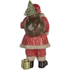 Clayre & Eef 6PR5754 Decorazione Babbo Natale 21x19x40 cm