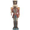 Clayre & Eef 6PR5758 Decorazione Schiaccianoci 7x6x21 cm Rosso e Blu