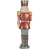 Clayre & Eef 6PR5758 Decorazione Schiaccianoci 7x6x21 cm Rosso e Blu