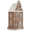 Clayre & Eef 6PR5806 Decorazione Casa con LED 17x15x35 cm Marrone-Bianco