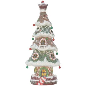 Clayre & Eef 6PR5828 Albero di Natale con LED 15x12x36 cm
