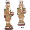 Clayre & Eef 6PR5829 Decorazione Schiaccianoci con LED 13x10x31 cm
