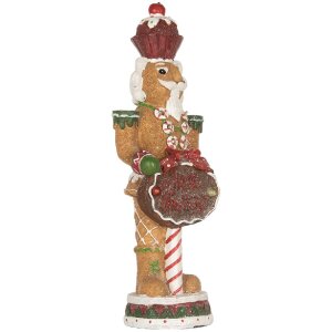 Clayre & Eef 6PR5831 Decorazione Schiaccianoci con LED 12x10x35 cm