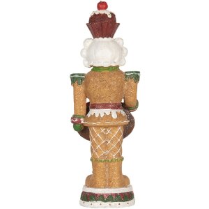 Clayre & Eef 6PR5831 Decorazione Schiaccianoci con LED 12x10x35 cm