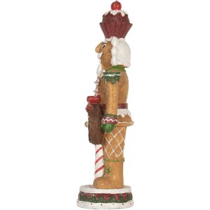 Clayre & Eef 6PR5831 Decorazione Schiaccianoci con LED 12x10x35 cm