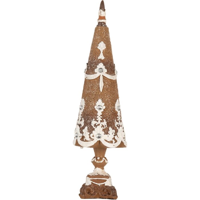 Clayre & Eef 6PR5836 Decorazione Albero di Natale Ø 9x31 cm