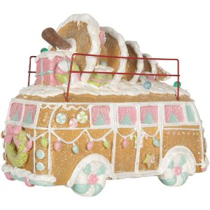 Clayre & Eef 6PR5837 Decorazione Bus con LED 31x12x23 cm