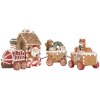Clayre & Eef 6PR5839 Decorazione Treno 33x10x15 cm Marrone-Rosso