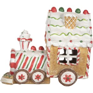 Locomotiva decorativa con LED Clayre & Eef 6PR5840...