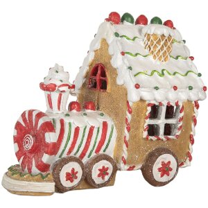 Locomotiva decorativa con LED Clayre & Eef 6PR5840 21x12x17 cm
