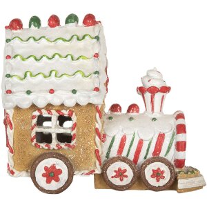Locomotiva decorativa con LED Clayre & Eef 6PR5840 21x12x17 cm
