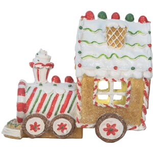 Locomotiva decorativa con LED Clayre & Eef 6PR5840 21x12x17 cm