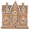Decorazione Casa con LED Clayre & Eef 6PR5841 21x8x20 cm Marrone/Bianco