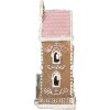 Clayre & Eef 6PR5842 Decorazione Casa con LED 9x7x18 cm Marrone-Rosa