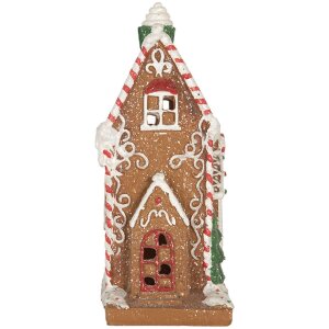 Casa decorativa con LED Clayre & Eef 6PR5846 15x9x20 cm