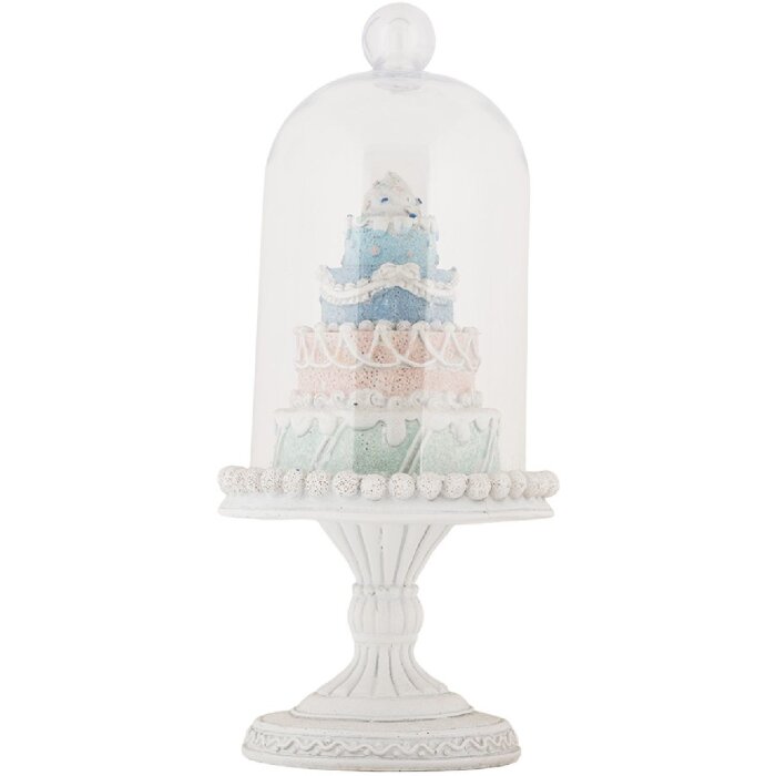 Campana di vetro con decorazione Clayre & Eef 6PR5847 Ø 13x27 cm