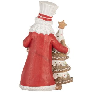 Clayre & Eef 6PR5849 Decorazione Babbo Natale 15x11x25 cm