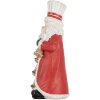 Clayre & Eef 6PR5849 Decorazione Babbo Natale 15x11x25 cm