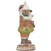 Clayre & Eef 6PR5853 Decorazione Babbo Natale con LED 15x13x32 cm