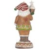 Clayre & Eef 6PR5853 Decorazione Babbo Natale con LED 15x13x32 cm