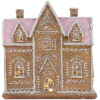 Clayre & Eef 6PR5857 Decorazione Casa con LED 21x8x20 cm Marrone Rosa
