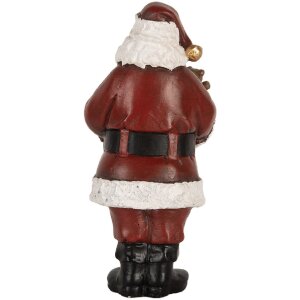 Clayre & Eef 6PR5862 Decorazione Babbo Natale con Torta 10x10x21 cm