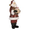 Clayre & Eef 6PR5862 Decorazione Babbo Natale con Torta 10x10x21 cm