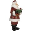Clayre & Eef 6PR5863 Decorazione Babbo Natale con Libro 10x10x21 cm