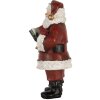 Clayre & Eef 6PR5863 Decorazione Babbo Natale con Libro 10x10x21 cm