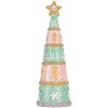 Clayre & Eef 6PR5865 Decorazione Albero di Natale Ø 9x25 cm