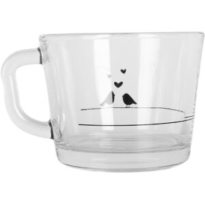 Bicchiere per tè Clayre & Eef LBSGL0012 13x10x9 cm 350 ml