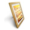 Cornice per foto FrameFactory California gold 18x24 cm vetro acrilico