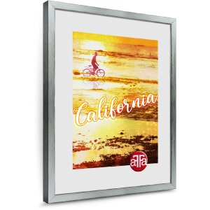 Cornice per foto FrameFactory California argento 30x40 cm acrilico