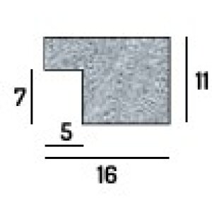 Cornice per foto FrameFactory California bianca 15x21 cm acrilico