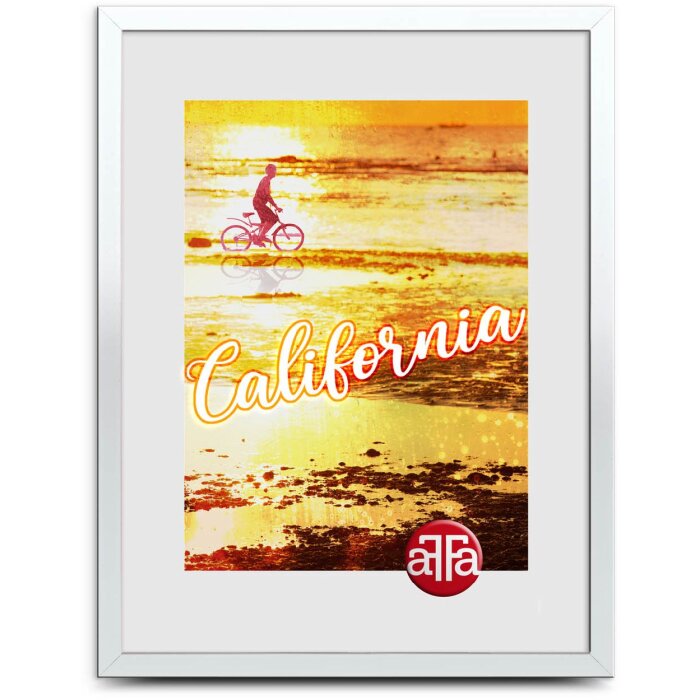Cornice per foto FrameFactory California bianca 40x50 cm in acrilico