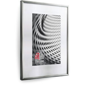 Cornice per foto FramesFactory in legno Finger 30x40 cm argento Acrilico