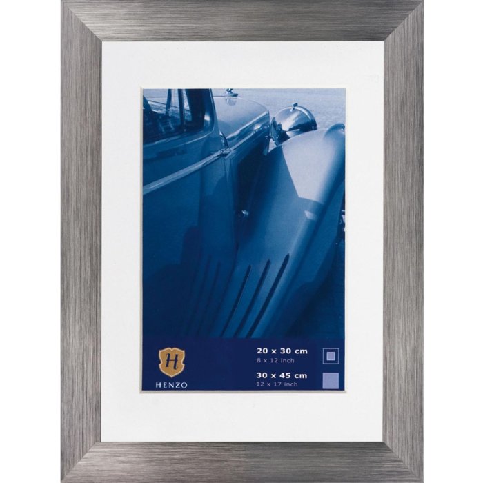 Henzo Telaio in alluminio LUZERN 30x45 grigio scuro con passepartout 20x30 cm