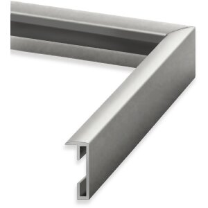 Cornice per foto FramesFactory in alluminio 42x59,4 cm argento Plexiglass